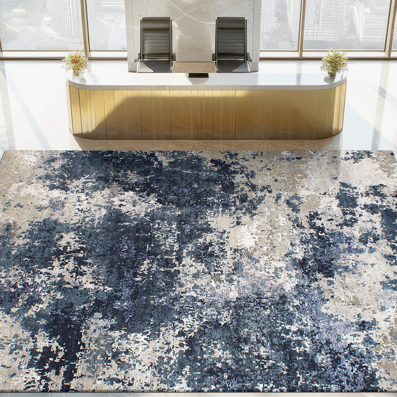 Abstract Area Rug, Rectangle 9' x 12'