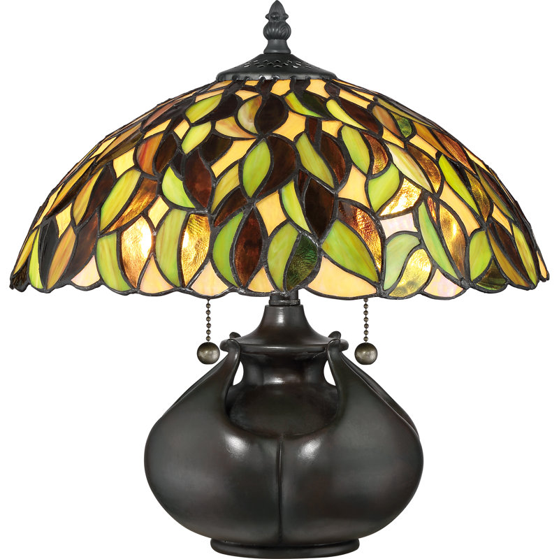 Lampe de table en bronze 14,5 "Alekya