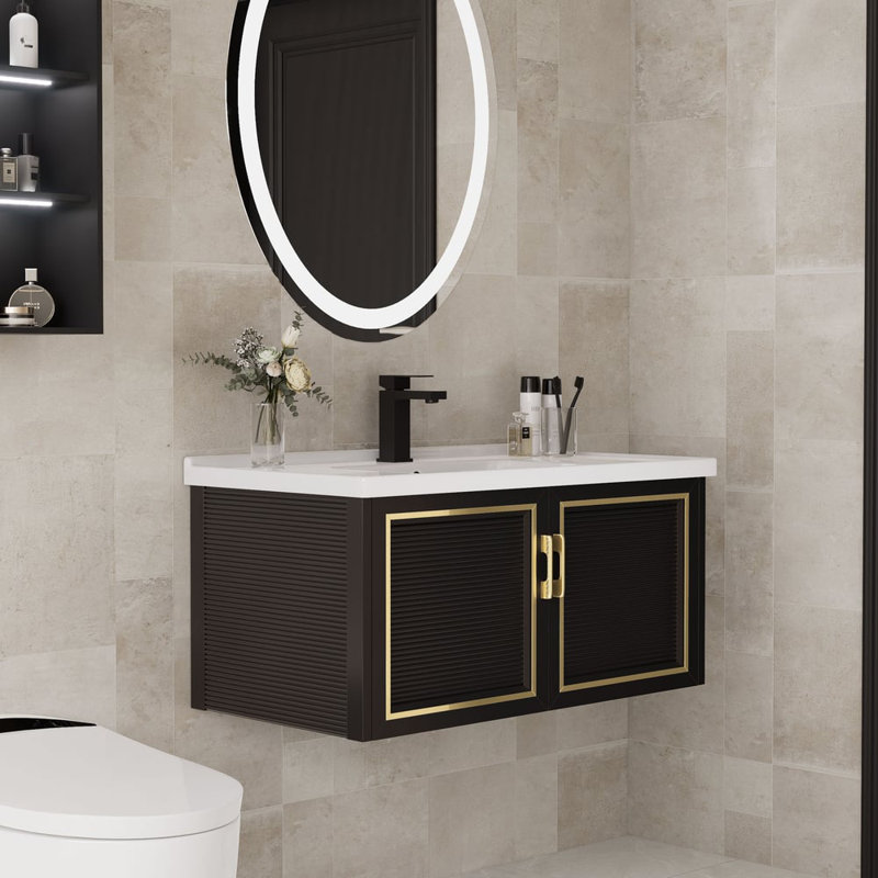 Meuble-lavabo simple avec plateau Alydar 35,8 po, 36"