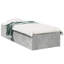 Vidaxl Bed Frame Concrete Grey-1423390114