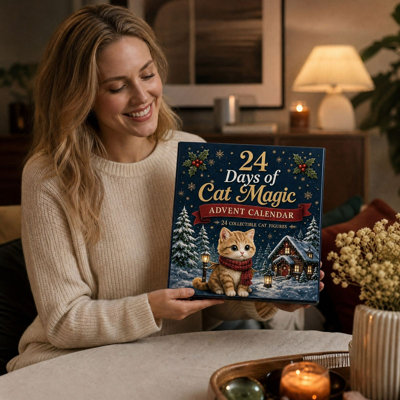 Calendrier de l'Avent 2026 - Décorations de Noël - 24 figurines acryliques à collectionner - Cadeau surprise pour les fêtes