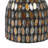 Glass Vase Glam Decorative Accent with Mosaic Detail for Modern Glam Aesthetic Interior Style Contemporary Sleek Glamorous Statement Artful Unique Textured Sculptural Curved Form-2111244293-2111244290