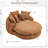 Contemporary Comfort Bean Bag Chair with Pillow-1407836638