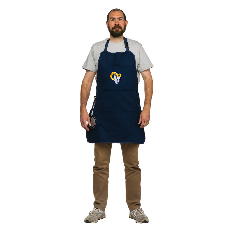 Los Angeles Rams Tablier de grillade, Bleu, NFL Los Angeles Rams