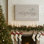 «Warm Holiday Wishes» sur un imprimé poli