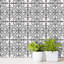 Emerly 38.1cm W x 38.1cm L PVC Peel and Stick Mosaic Tile