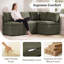  Banquette de coin de salle à manger rembourrée avec rangement-358461428