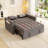 Sleeper Sofa Couch W/Pull Out Bed,  Modern Velvet Convertible Sleeper Sofa Bed, Small Love Seat Sofa Bed W/Pillows & Side Pockets For Small Space, Living Room, Apartment,Dark Gray-377464873