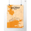 Galway City Map - No Frame Print-2132859461