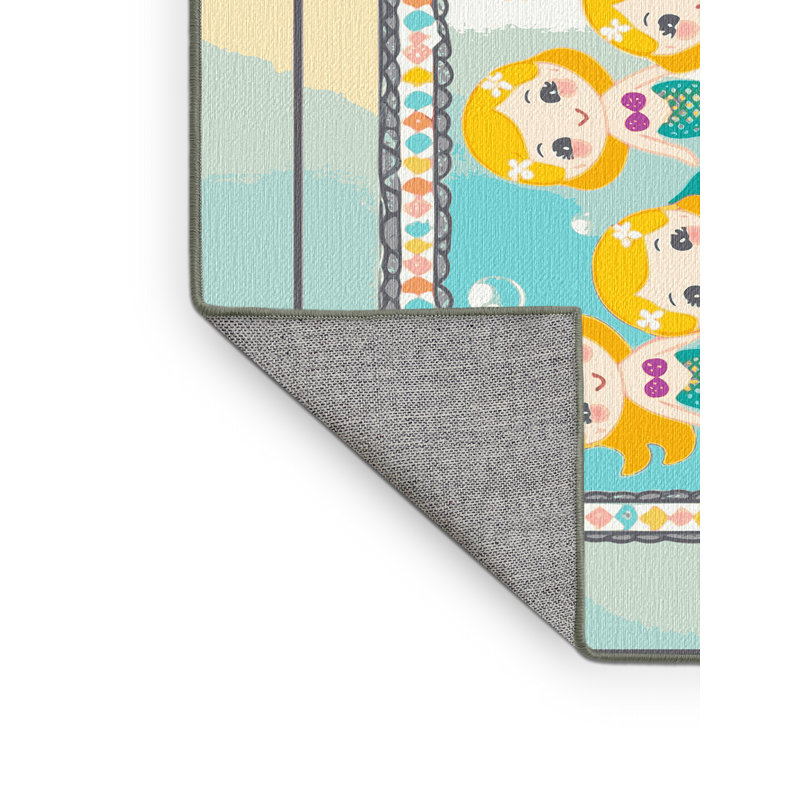 Tapis pour enfants Longshore Tides, Rectangulaire 8 pi x 10 pi