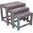 Reclaimed Wood Nesting Tables, Set of 3, 21x15x26