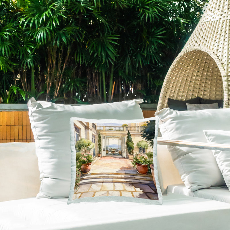 Coussin d'extérieur European Terrace Architecture par RB