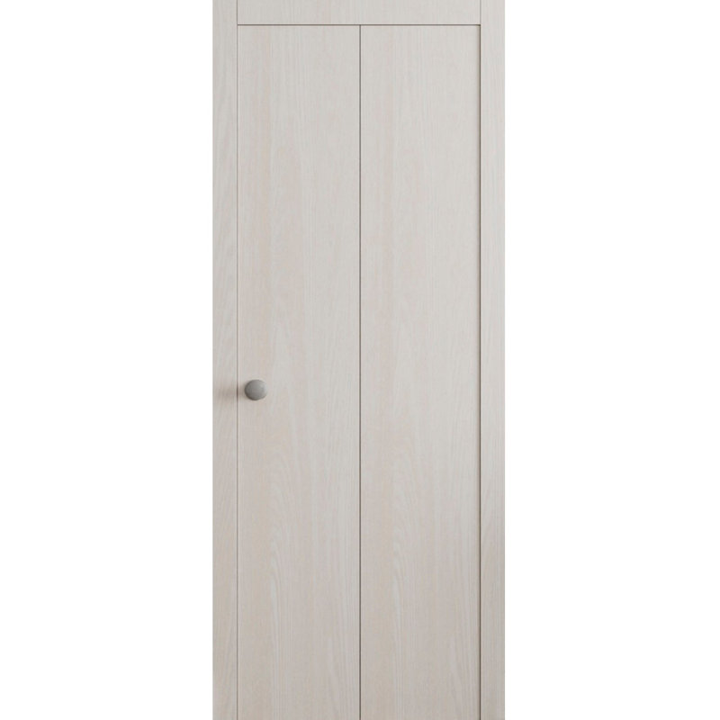 Portes coulissantes pliantes pour garde-robe - ESSENTIEL 8001 - Ensemble de quincaillerie robuste pour moulures à moulures - Portes de garde-robe en bois massif