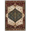 Tapis vert foncé / rouge Kurtz-31131200
