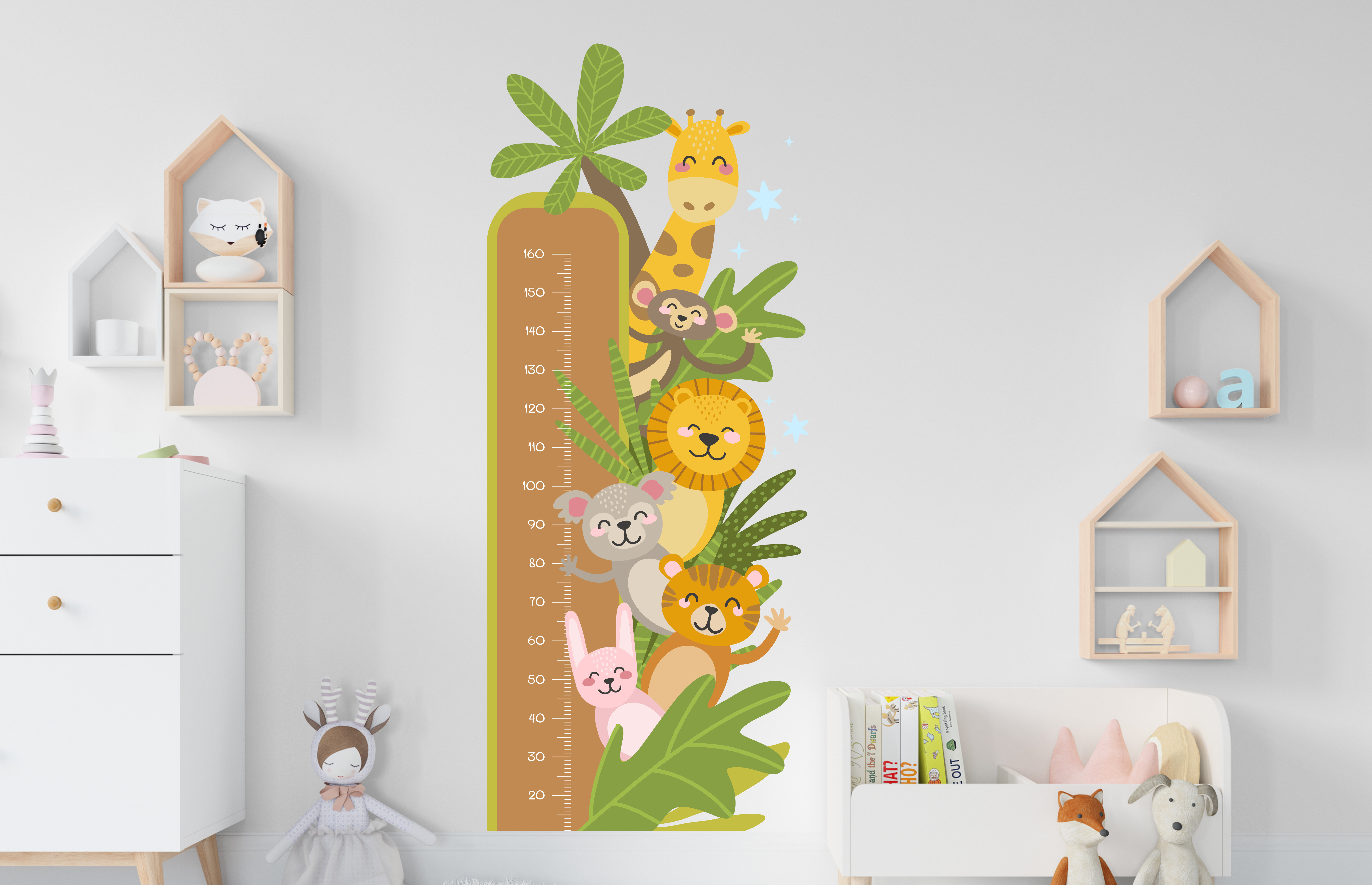 Zoomie Kids Growth Chart Ruler Decal, DIY Vinyl Kids Growth Chart Ruler ...