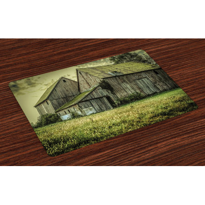 Ashya American Farmer Barn Placemat