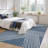 Machine Washable Runner Rug Modern Striped Hallway Runner Non Slip Low Pile Entryway Rug Soft Non Shedding Carpet for Kitchen Laundry-1582948271