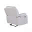 Fauteuil inclinable blanc avec lumière DEL