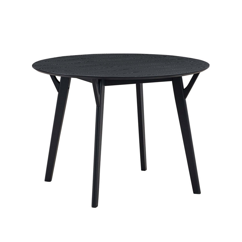 Wooden Dining Table for 4 Persons, Black