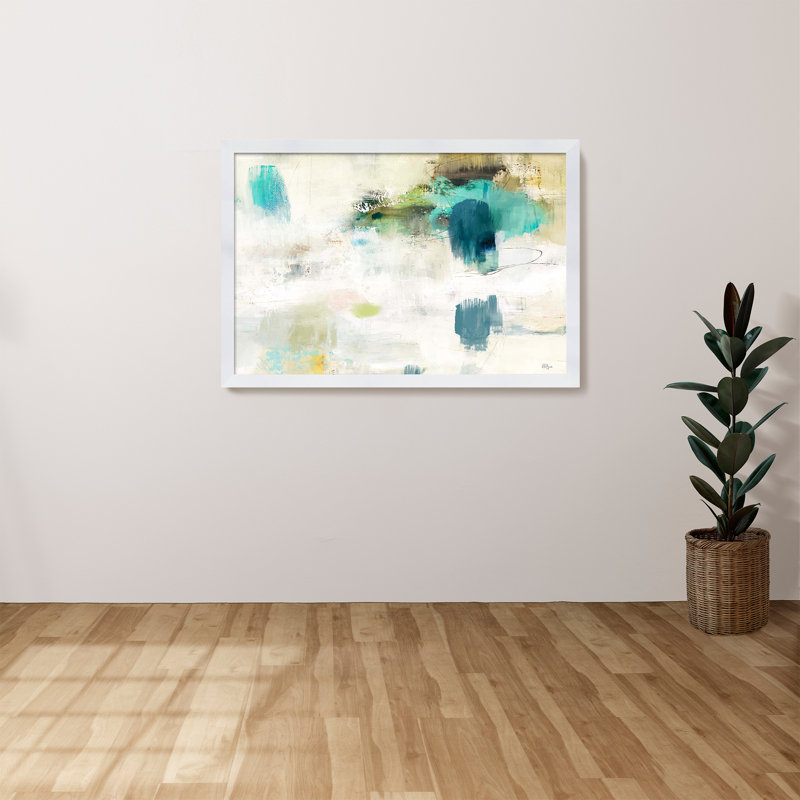 Subtlety II - Peinture, Blanc, H 21,5 po x l 27,5 po x P 0,75 po