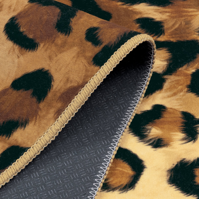Tapis à motif animalier, Rectangle 6'x9'