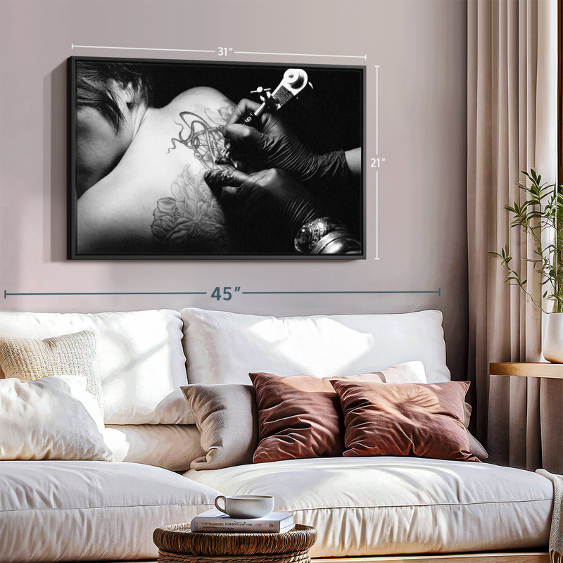 Tattoo Canvas Print, 21" H x 31" W