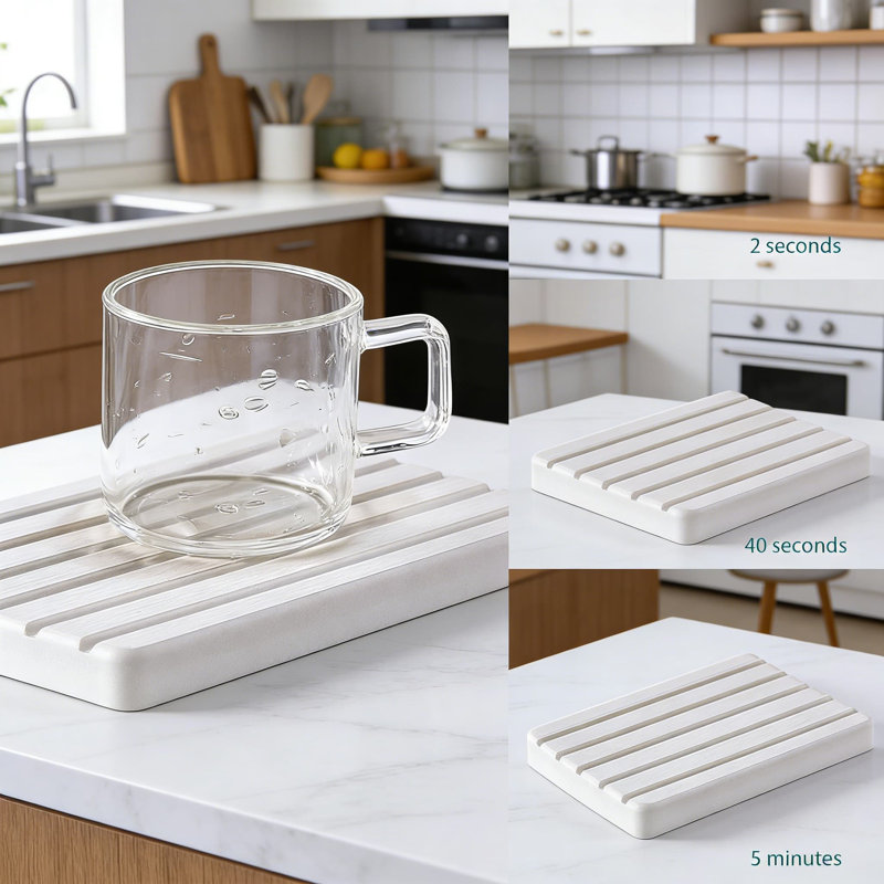 Ensemble de 2 sous-verres Natural Absorbent