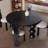 French style vintage solid wood dining table.-107770174