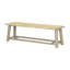 Banc en bois massif Farmhouse Modern - 59 po-1844153832