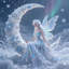 Art mural sur toile Frost Moon Fairy-1007096305