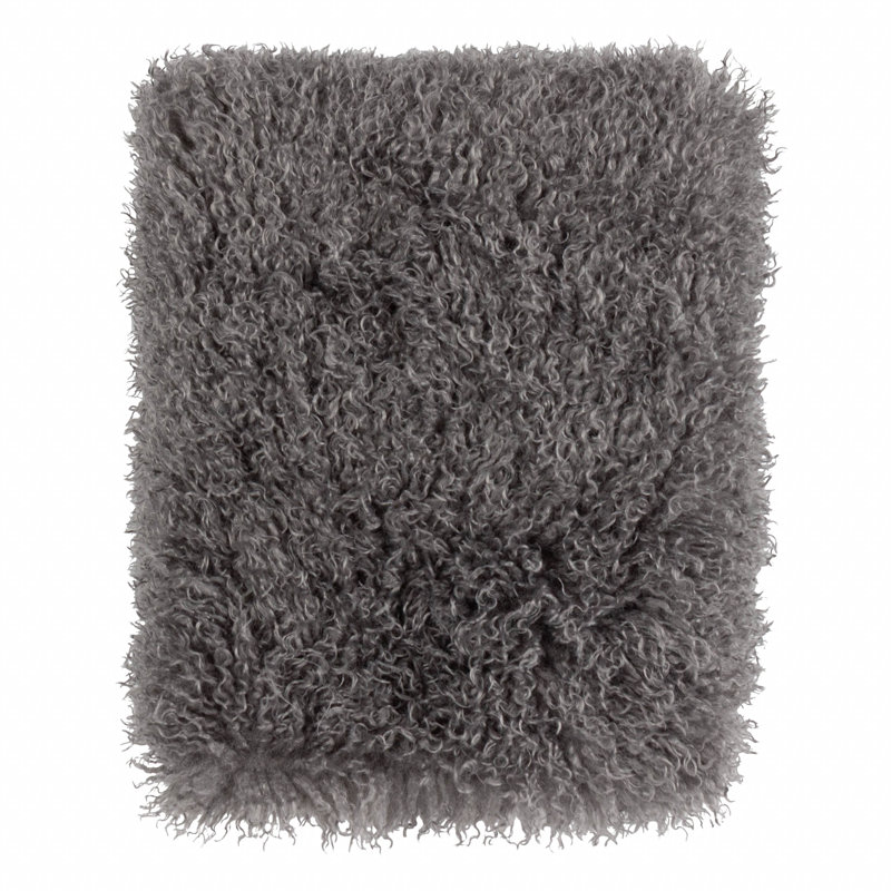 Furn Rowan Throw, Grey