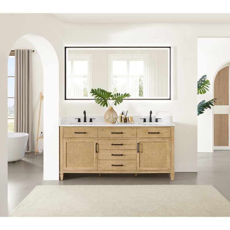 Ensemble de meuble-lavabo double 72 po Salome