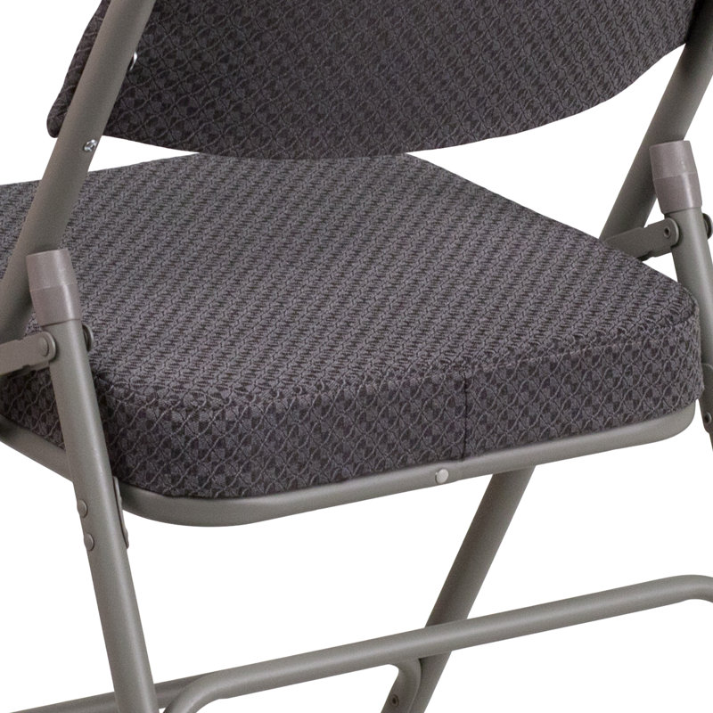 Chaise pliante Hurshid, gris