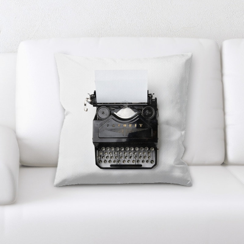 Microsuede Throw Pillow