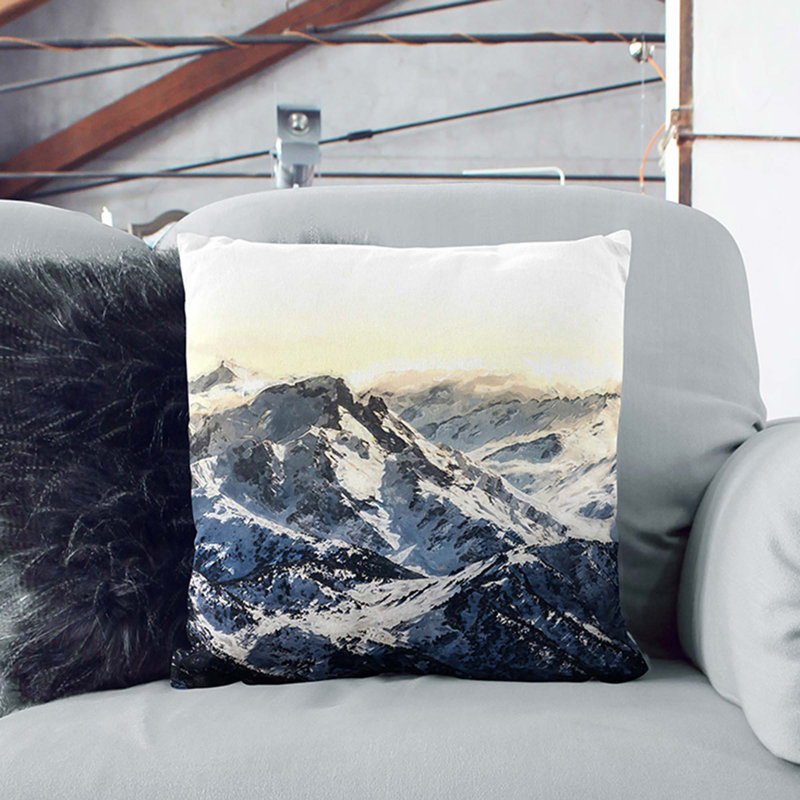 Square Throw Cushion, 55cm H x 55cm W x 20cm D