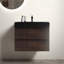 Meuble-lavabo flottant mural de 30 po avec lavabo, grand rangement, conception écologique et tiroirs DTC silencieux-901120625