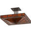 4 - Light Semi Flush Mount