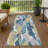 Machine Washable Indoor/Outdoor Chantille ACN2329 Stripes Rug-1455617691