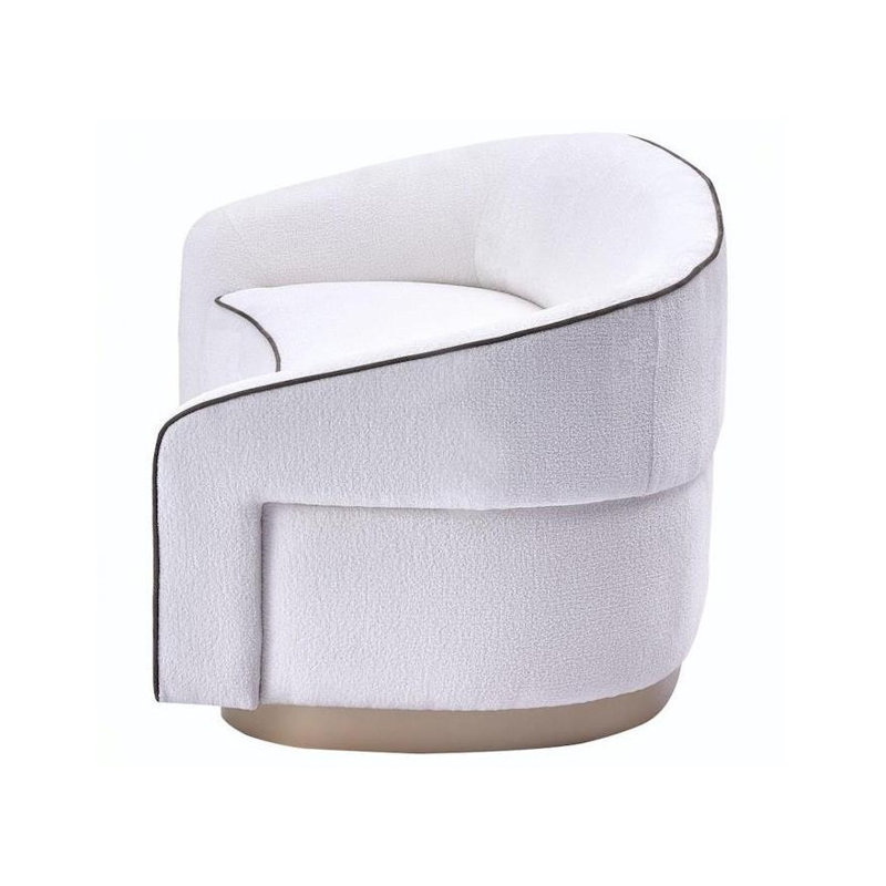 Hale Sofa, Plush Snow 100% Polyester