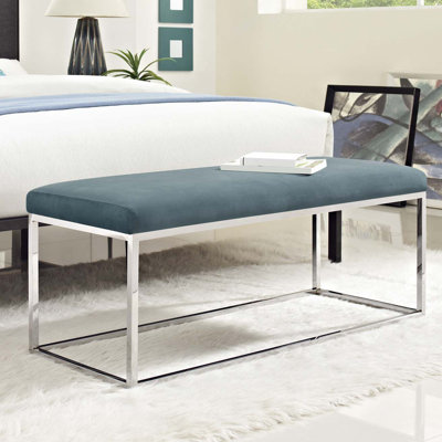 Modway Gaze White Bench