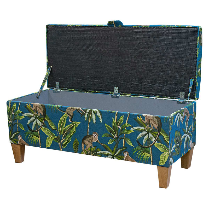 100cm Storage Bench, Monkey Teal