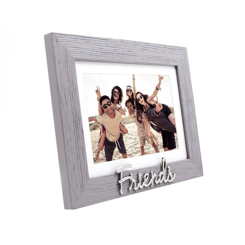 Diggins Grey Matte Picture Frame with Mat, Friends