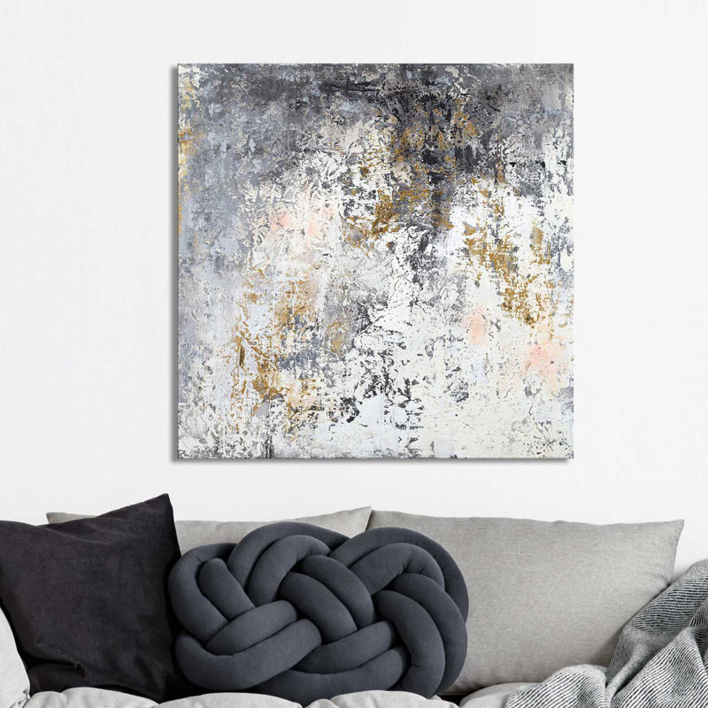 « rainy day », reproduction de peinture à l’acrylique sur toile, H 24 po x l 24 po x P 1 po, Toile tendue