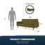 Basnett 3 Seater Clic Clac Sofa-61672084