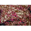 Tapis de couloir unique noué à la main 2 pi 7 po x 10 pi New Age rose / brun / blanc