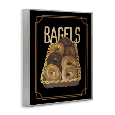 Basket Of Bagels Art by Nancy Overton