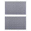 Rectangle 120 cm x 180 cm Geometric Hand Woven Berber Indoor / Outdoor