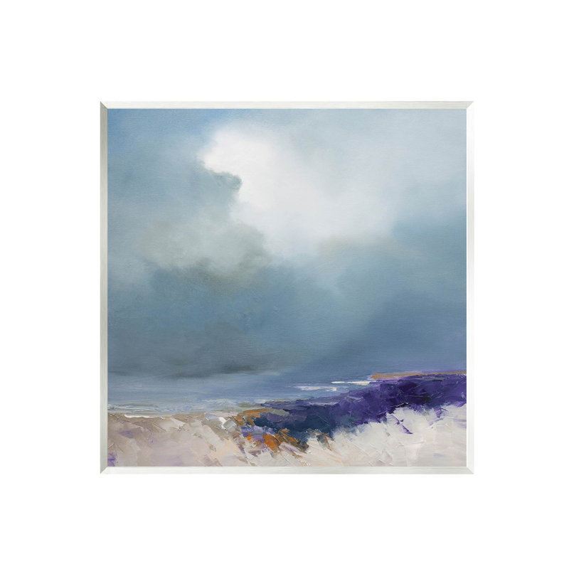 «Overcast Ocean Splashing Waves», art mural par Patrick Dennis, L 12 po x H 12 po, Unframed