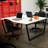 Metal Base Writing Desk