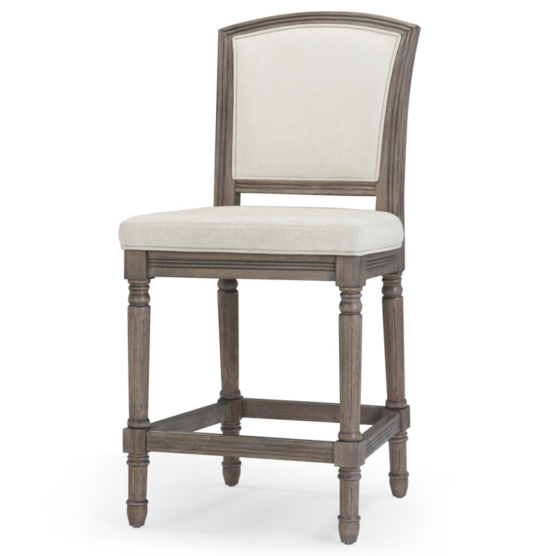 Tabouret de bar à hauteur de comptoir gris vieilli 26 po Charleston, Counter Stool (26” Seat Height)